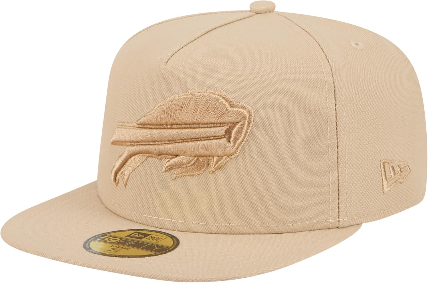 New Era Men's Light Beige NFL Color Pack A-Frame 59FIFTY Fitted Hat