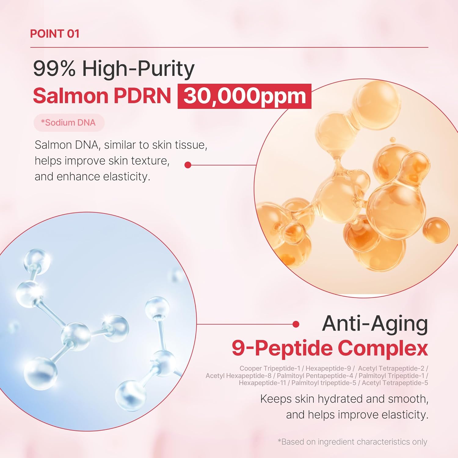 RAUME Radiance Boosting PDRN Ampule, Lightweight Firming Face Serum with 30,000ppm Salmon DNA PDRN, 9-Peptide Complex, Ceramide NP for Radiance & Elasticity, Korean Skin Care (50mL / 1.69 fl oz)