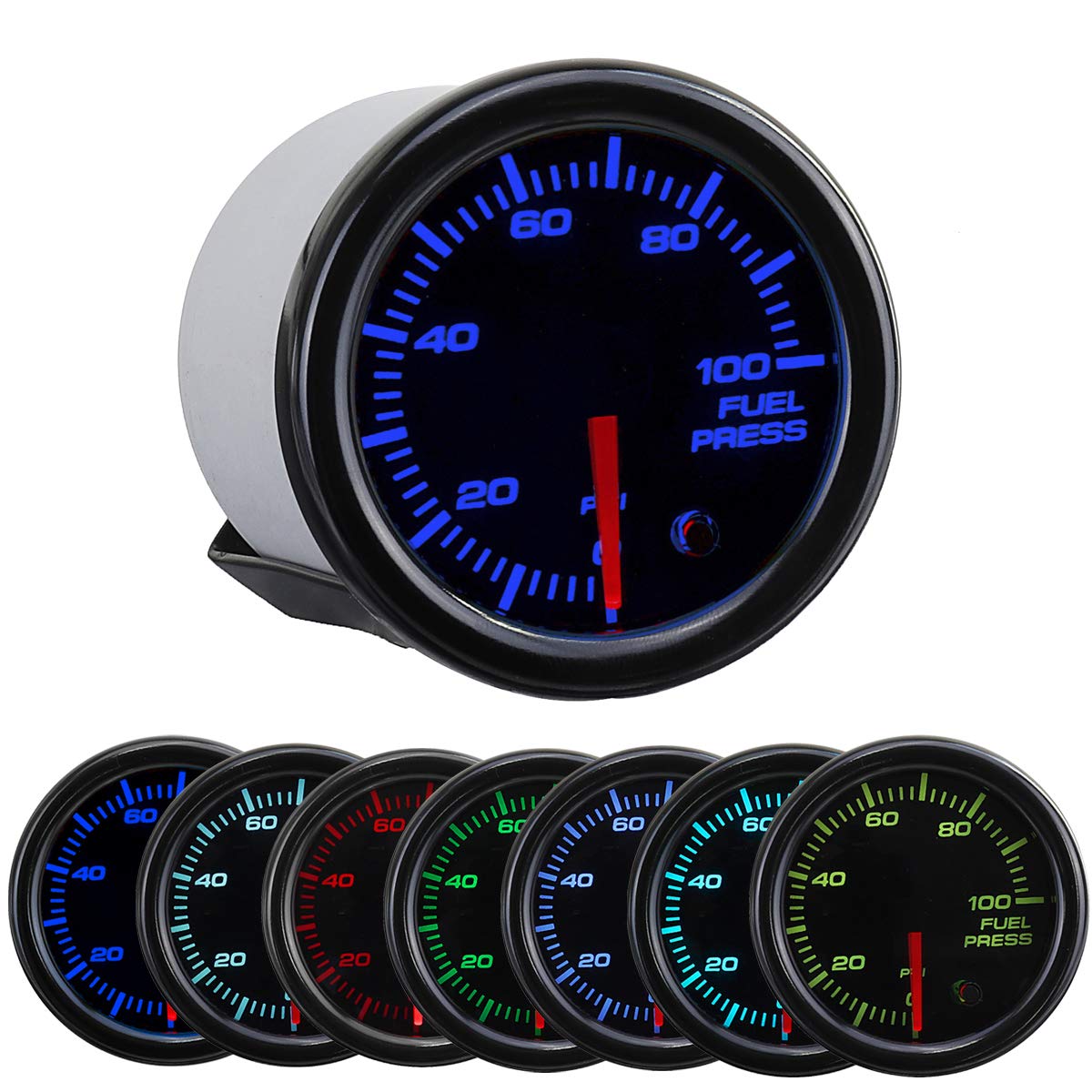 Indicateur pression d'huile 52mm pour personnaliser le tableau de bord de votre voiture