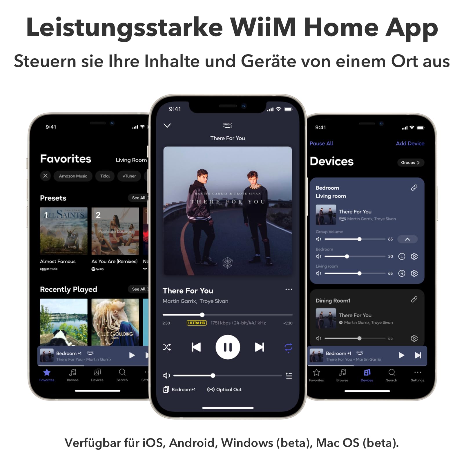 WiiM Pro Plus AirPlay 2 Receiver Google Cast Audio Multiroom Streamer mit AKM DAC Sprachfernbedienung Hi-Res Audio