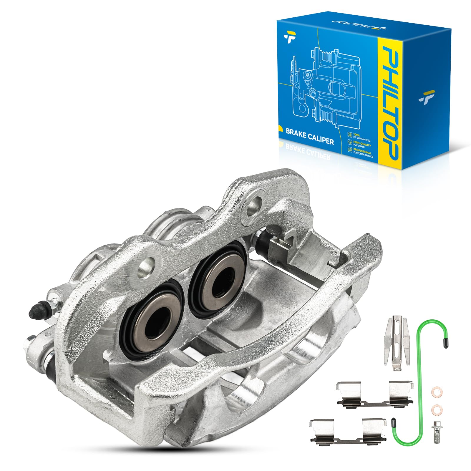 PHILTOP Rear Left Caliper for Chevy Silverado 1500, GMC Sierra 1500