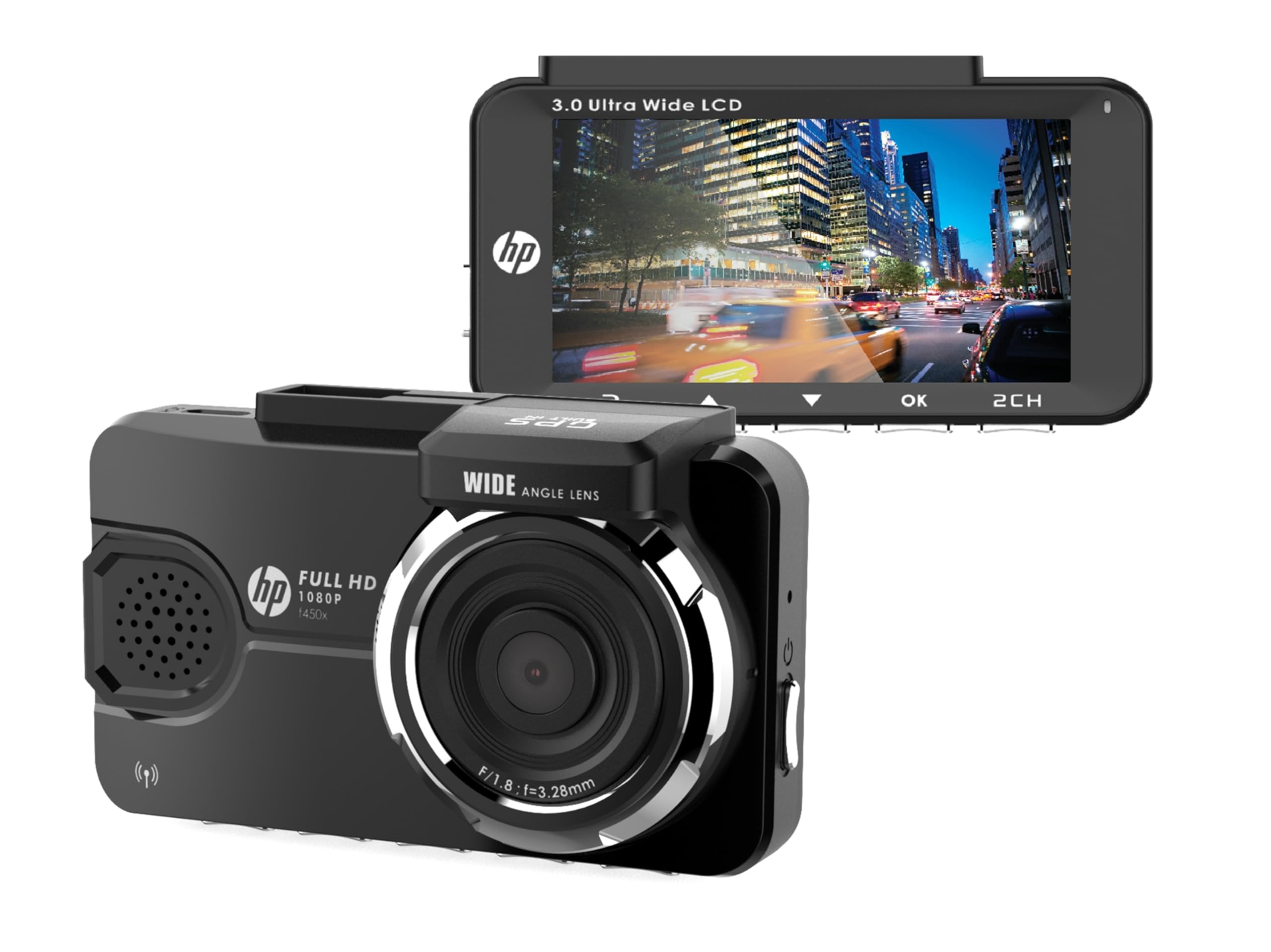 HP Dash Cam f450x (Full HD- 1080P Recording with GPS & WI-FI Includes Front & Rear Camera-image-31