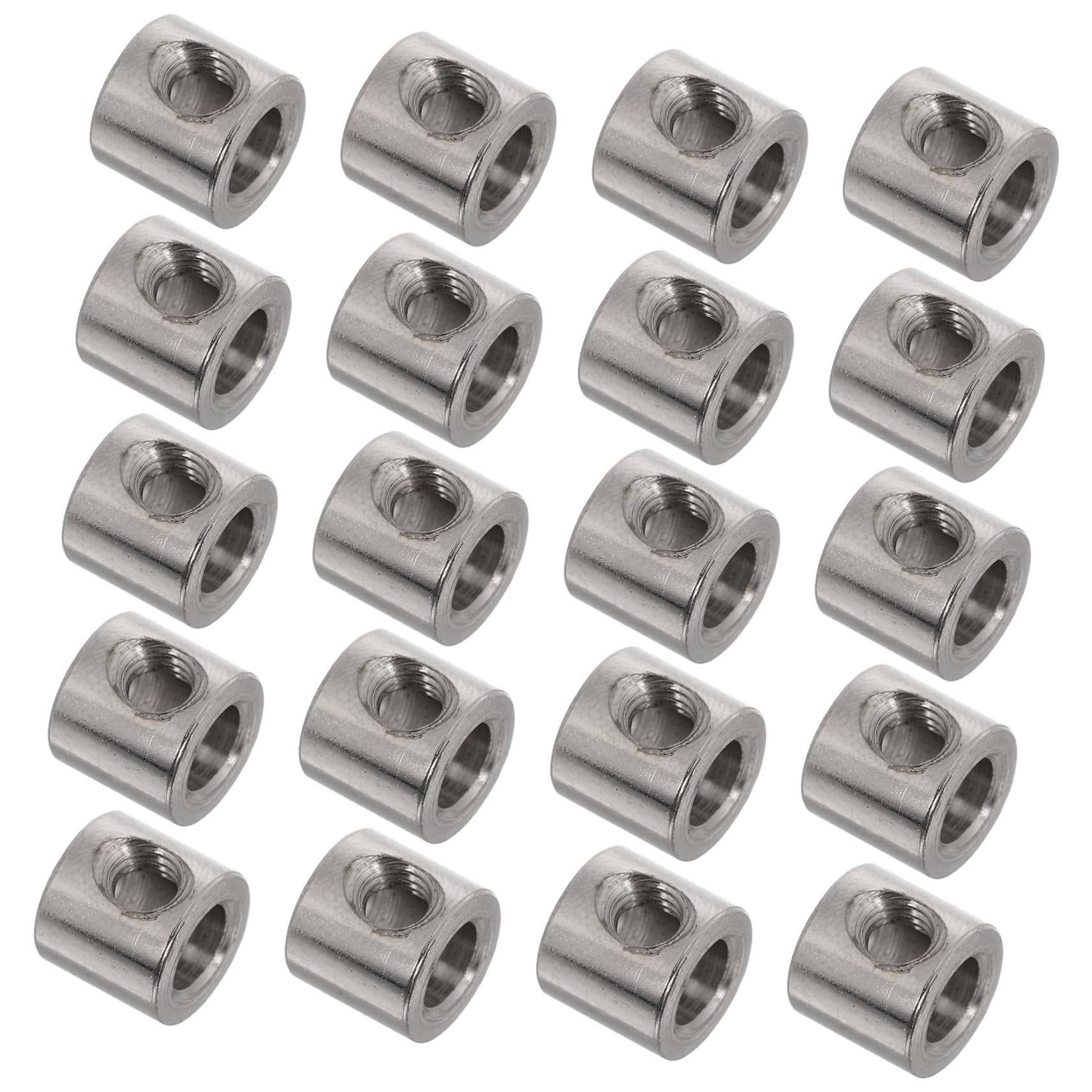 KICHOUSE Versatile Use Wire Rope Cable Clip Clamp 20pcs Heavy Duty Rope Clamps for Cable Locks