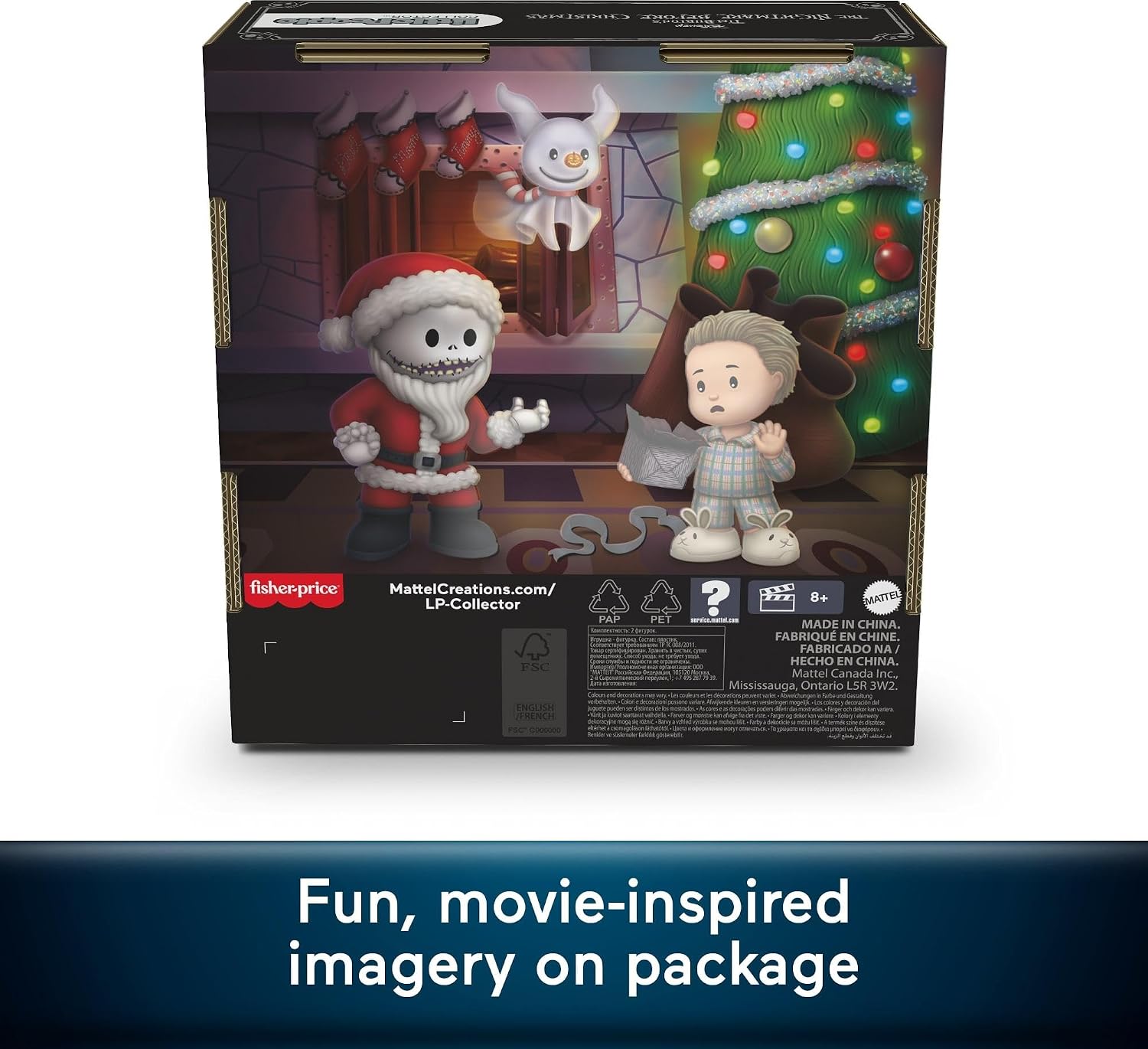 Little People Collector Disney Tim Burton’s The Nightmare Before Christmas: Santa Jack Special Edition Set for Adults & Fans image 4