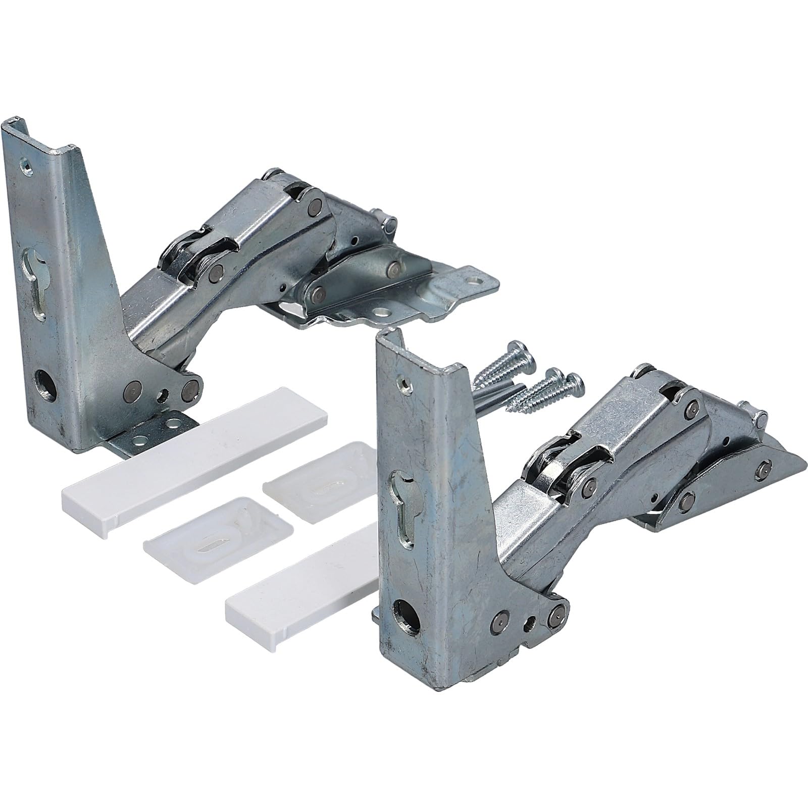 LUTH Premium Profi Parts Türscharnier Scharnier Set oben + unten kompatibel mit Bauknecht Whirlpool 481231018626 488000636779 Indesit C00636779 für Kühlschrank Gefrierschrank