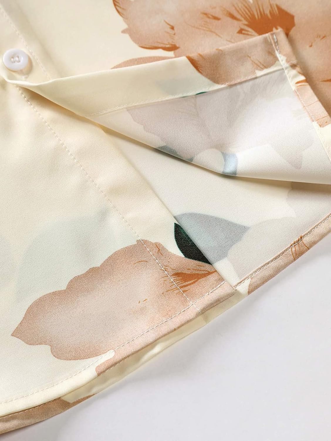 ZAFUL Men's Hawaiian Shirt for Men Short Sleeve Shirt Collar Beach Floral Summer Casual Button Down T-Shirts - Image 7