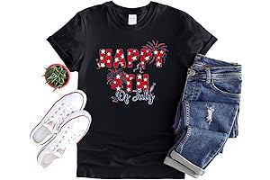 Happy Fourth of July Tee For Women