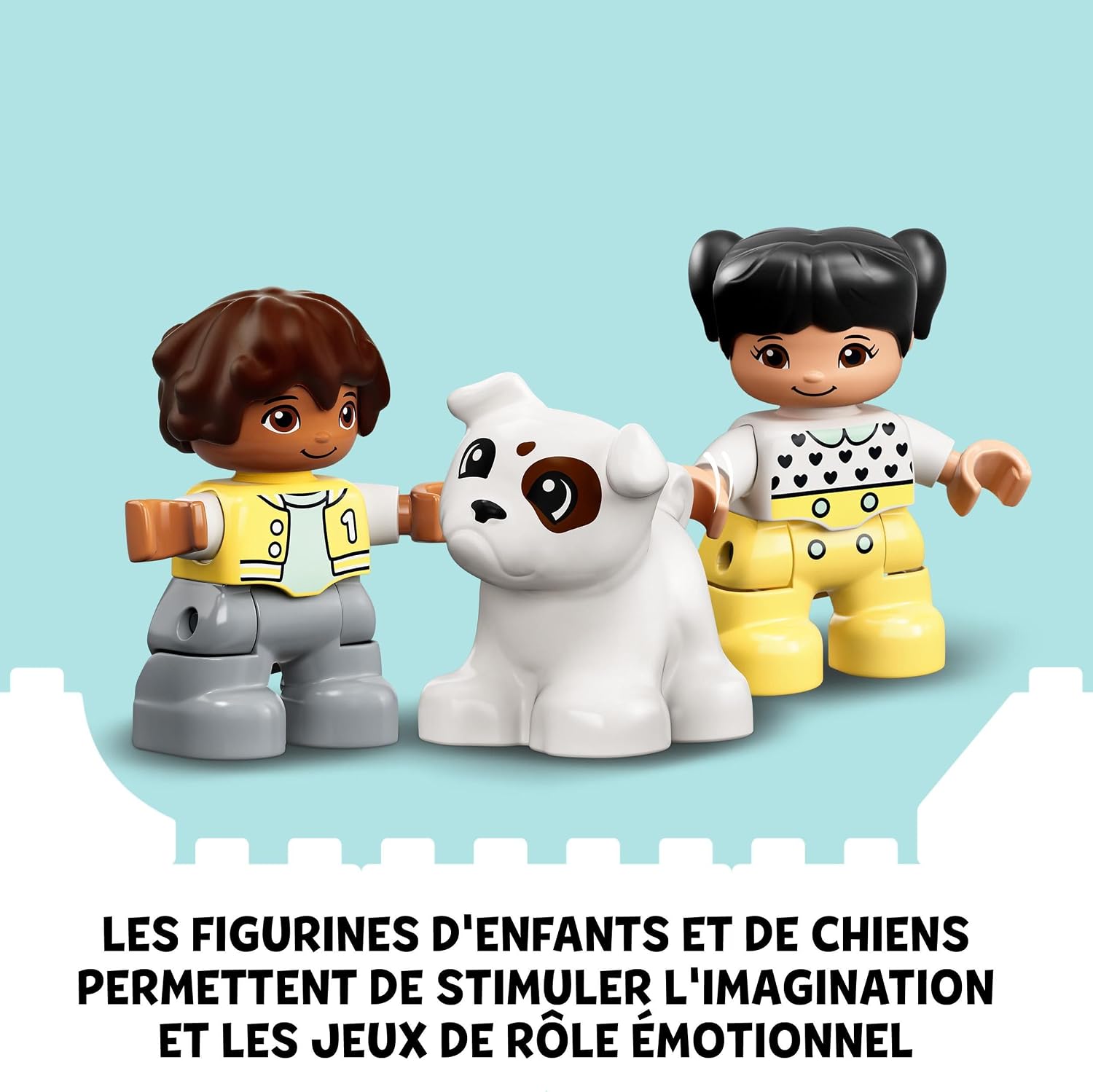 LEGO Duplo Mes Premiers Pas Le Train des Chiffres - Apprendre à Compter - Jouet Éducatif 1er Âge - Briques Colorées avec Chiffres & 2 Figurines - Cadeau pour Fille ou Garçon dès 1 an 10954 — image 5