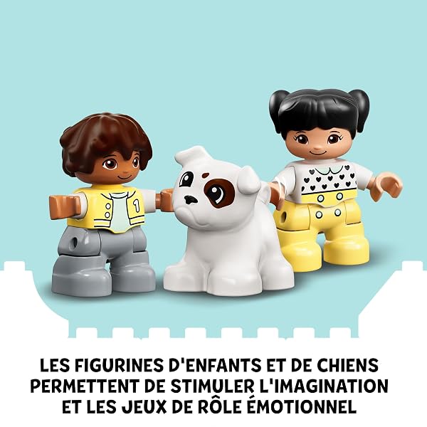 LEGO 10954 DUPLO Le Train des Chiffres - Apprendre à Compter, Jouet d’Apprentissage, Jeu Éveil, avec Briques, pour Bébé 18 Mois, Cadeau Garçons et Filles - 5
