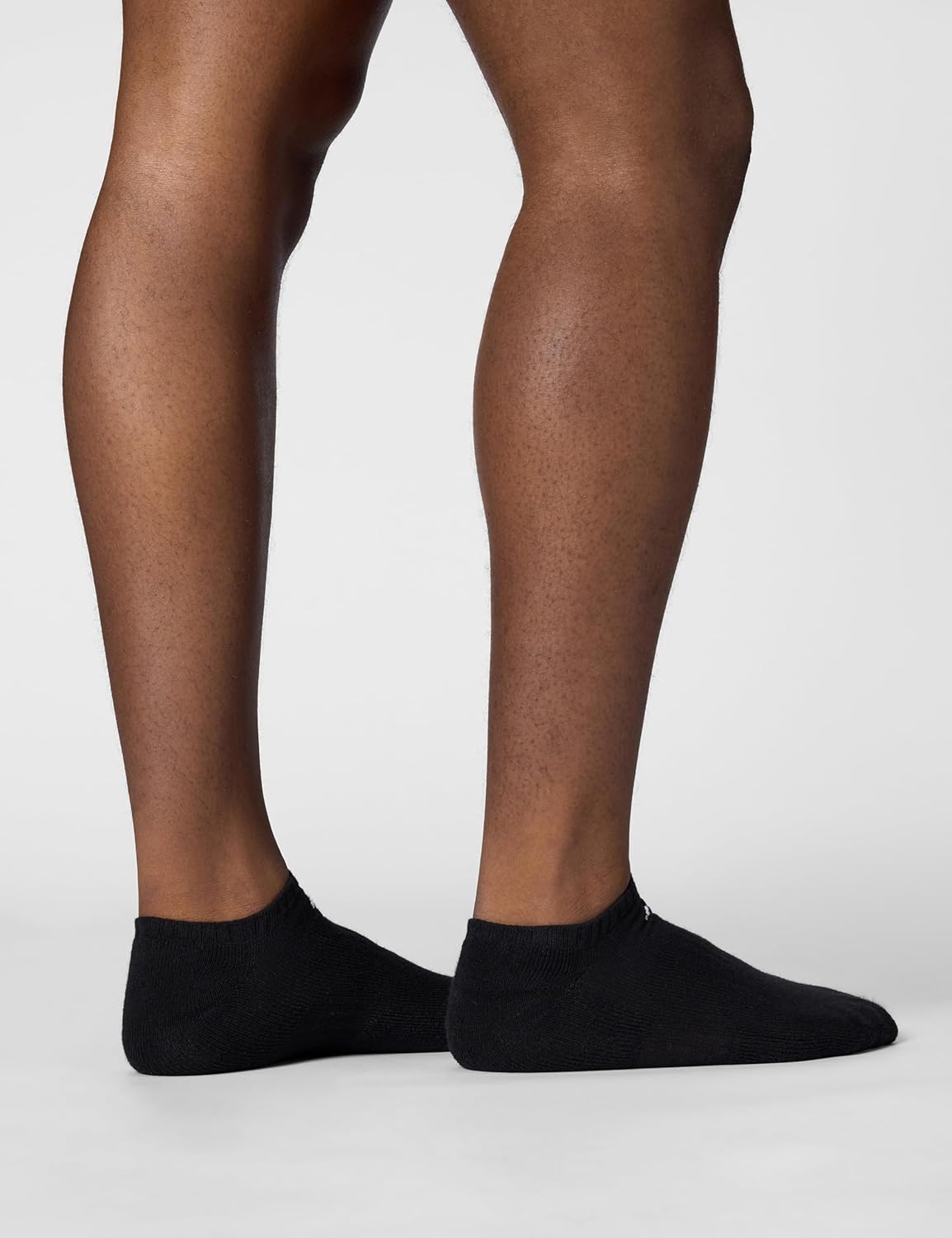 Nike Unisex Everyday Cushioned Training No-Show Socks (3 Pairs), Black/White, Large - Image 3