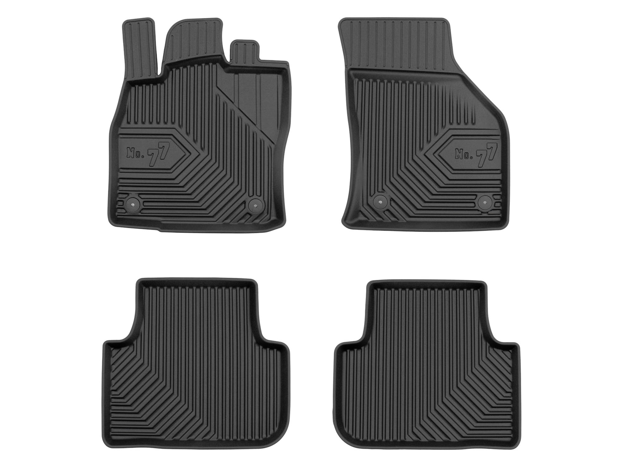 Dywaniki 3D TPE kompatybilne z Volkswagen Golf Sportsvan, komplet, NO77