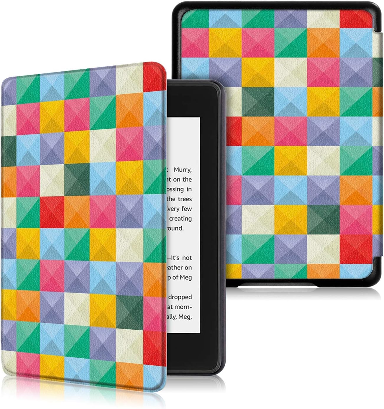 ProElite Slim Smart Flip case Cover for Amazon Kindle Paperwhite 6.8" 11th Generation 2021, Diamonds (Fits Signature Edition Also)