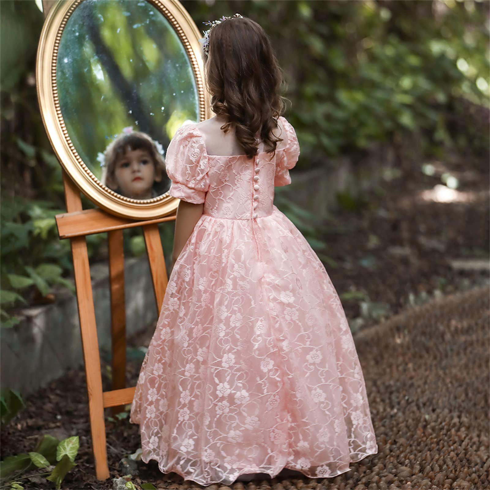 Bloem meisjes jurk formele partij baljurk prom prinses bruidsmeisje trouwjurk kopen vanaf een prijs van 15