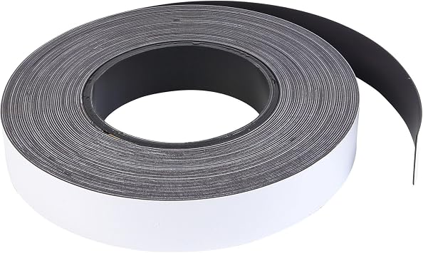 Mastervision 50ft x1 Magnetic Tape Roll, Dry Erase Surface Can Be Written On & Erased, Great for Labeling Metal Shelves, File Cabinets & Dry Erase Boards, Cut to Fit