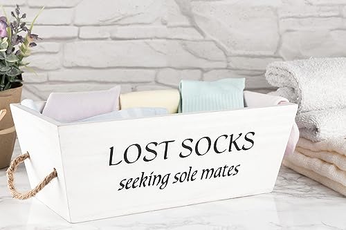 Miniatura 2 de Cesta de calcetines perdidos para lavandería, decoración de lavandería y accesorios, cesta de calcetines perdidos para lavandería, soporte para