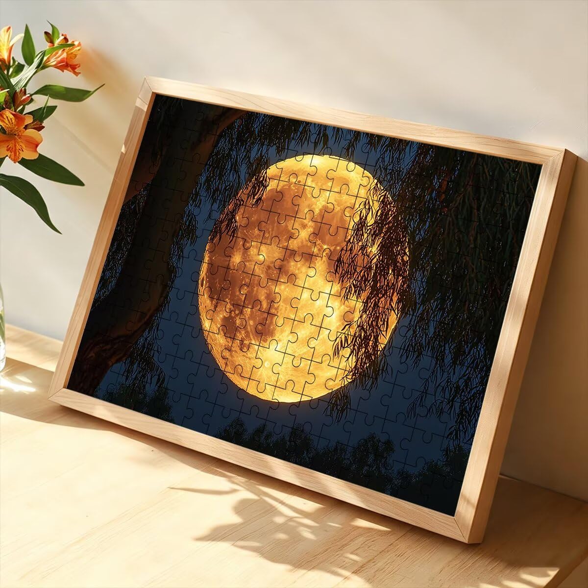 Puzzle 4000 Pezzi Luna, Puzzle Albero, Puzzles in Legno, 141x87cm -1442