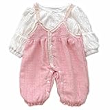 RELABTABY 2pc Cute Baby Girls Clothes Fall Spring Cotton Long Sleeve Romper Set Infant Newborn Onesie