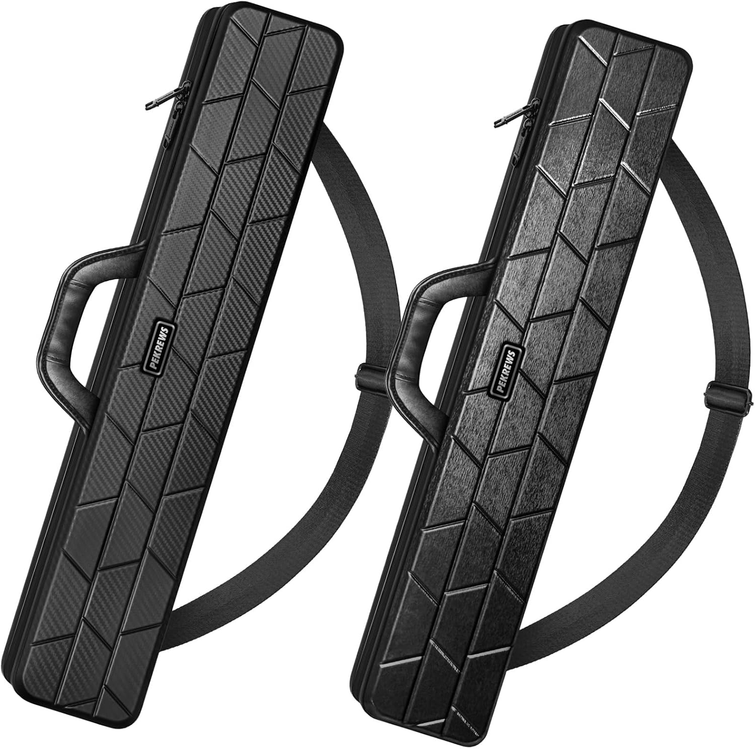 4x4 Hard Cue Case Carbon Grey & 4x4 Hard Cue Case Brused Black Set