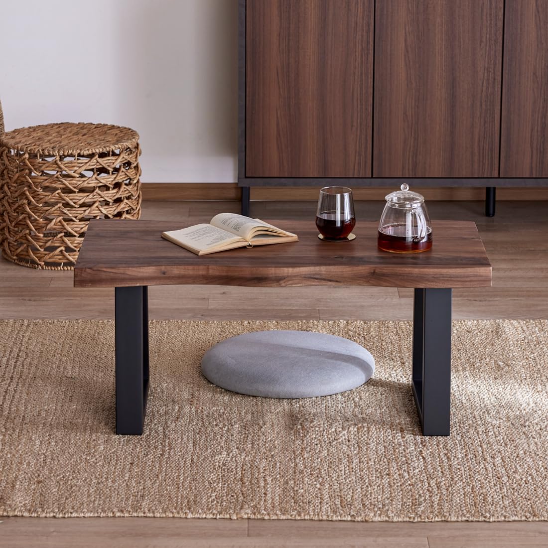 Amazon.co.jp: センターテーブル ローテーブル 座卓 90cm