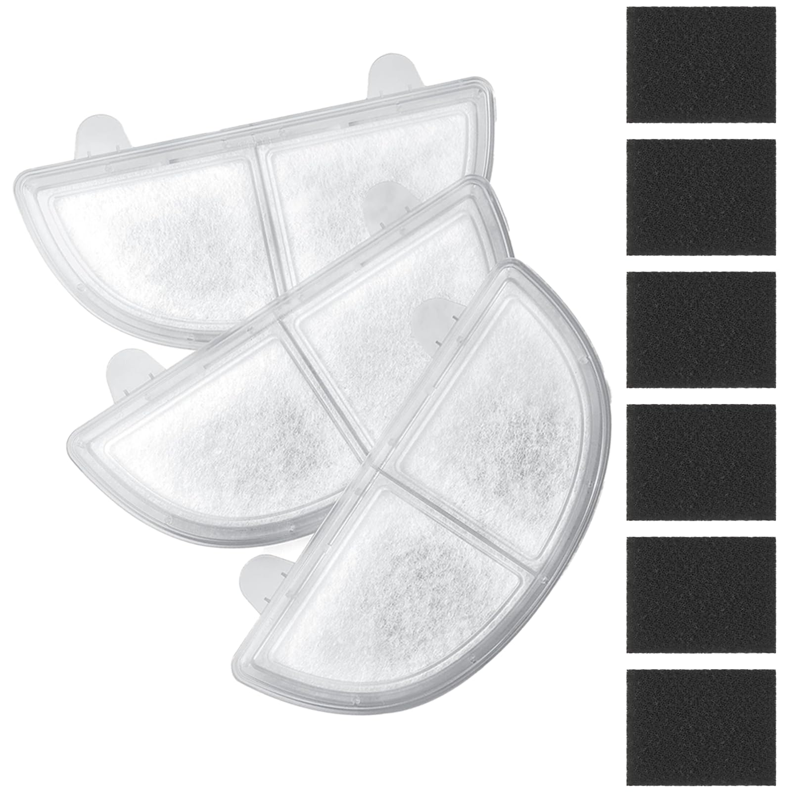 Amazon.com: Homerunpet Pet Fountain Filters Replacement 3pc & Water ...