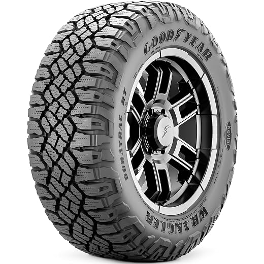 Goodyear Wrangler DuraTrac RT Truck/SUV R/T All-Terrain Mud Off-Road Radial Tire-275/60R20 275/60/20 275/60-20 116S Load Range XL 4-Ply BSW Black Side Wall