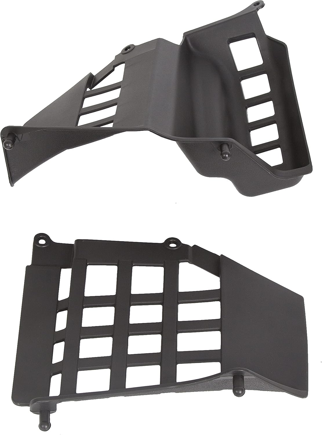 ECOTRIC Black Heel Guard Compatible with 1987-2006 Yamaha Banshee Replacement for 3GG-21691-00-00 3GG-21621-00-00 Left + Right (Pair)