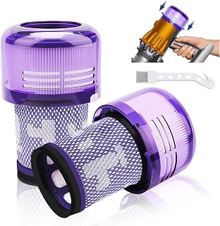 Filtro para Dyson V12, Filtros repuesto lavables para el aspirador Dyson V12 Detect Slim Absolute Extra/Total Clean/Fluffy, Replacement Part # 971517-01