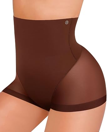 SHAPELLX Shapewear for Women Panties Tummy Control High Waisted Underwear Body Shaper Compression Briefs