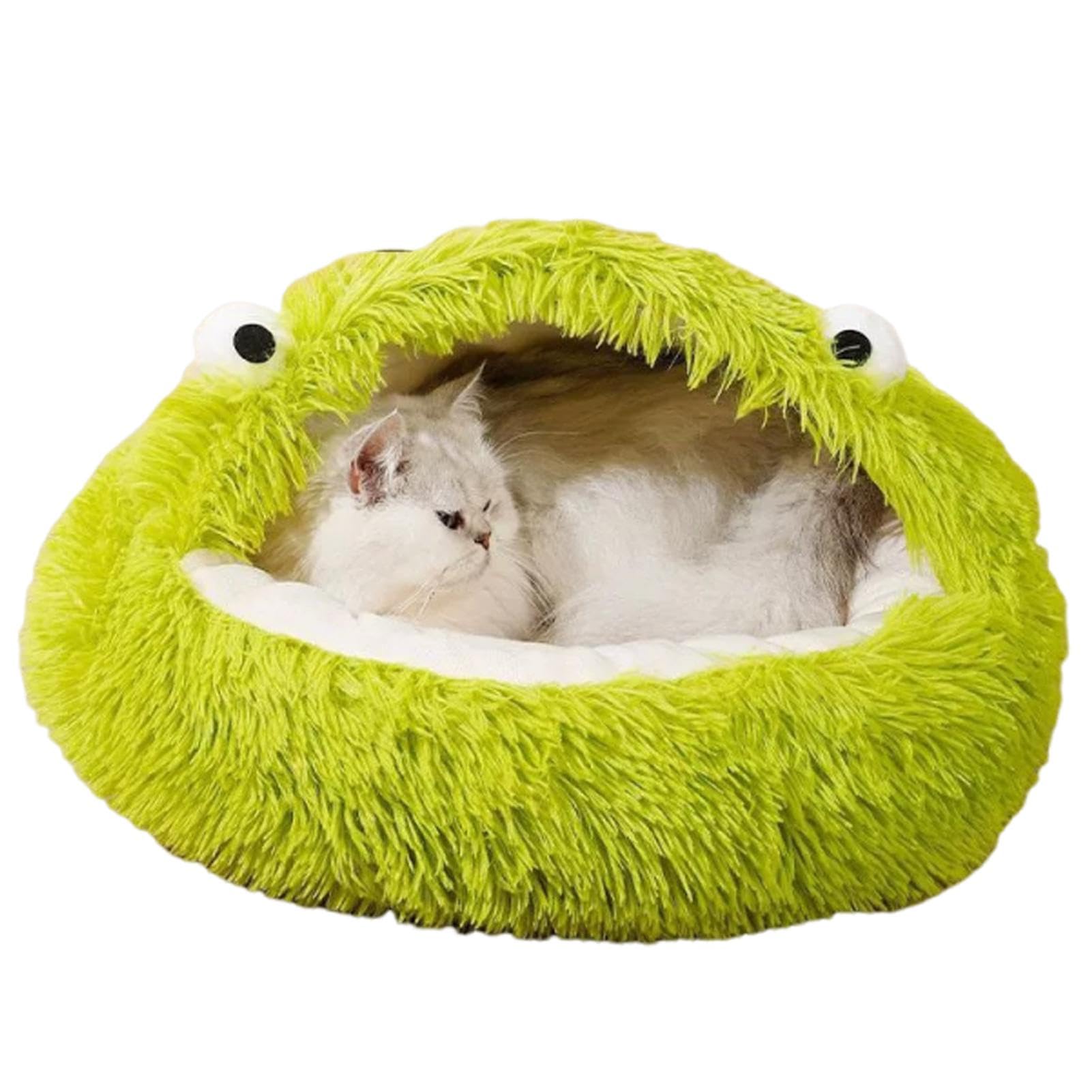 Maison pour chat intérieur et petit chien lit douillet dôme