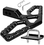 Eapele Tow Hitch Step for 2 inch Receiver, Universal Anti Slip Bumper Guard,Strong Steel 10000lbs Maximum Load, for Trailer Tow Truck Pickup SUV Pickup Van RV