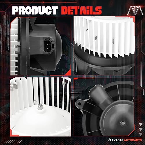 Miniatura 5 de MAYASAF 700174 Conjunto de motor de soplador HVAC para Nissan 04-15 Titan05-15 Armada2004 Pathfinder Armada, para Infiniti 04-10 Qx56