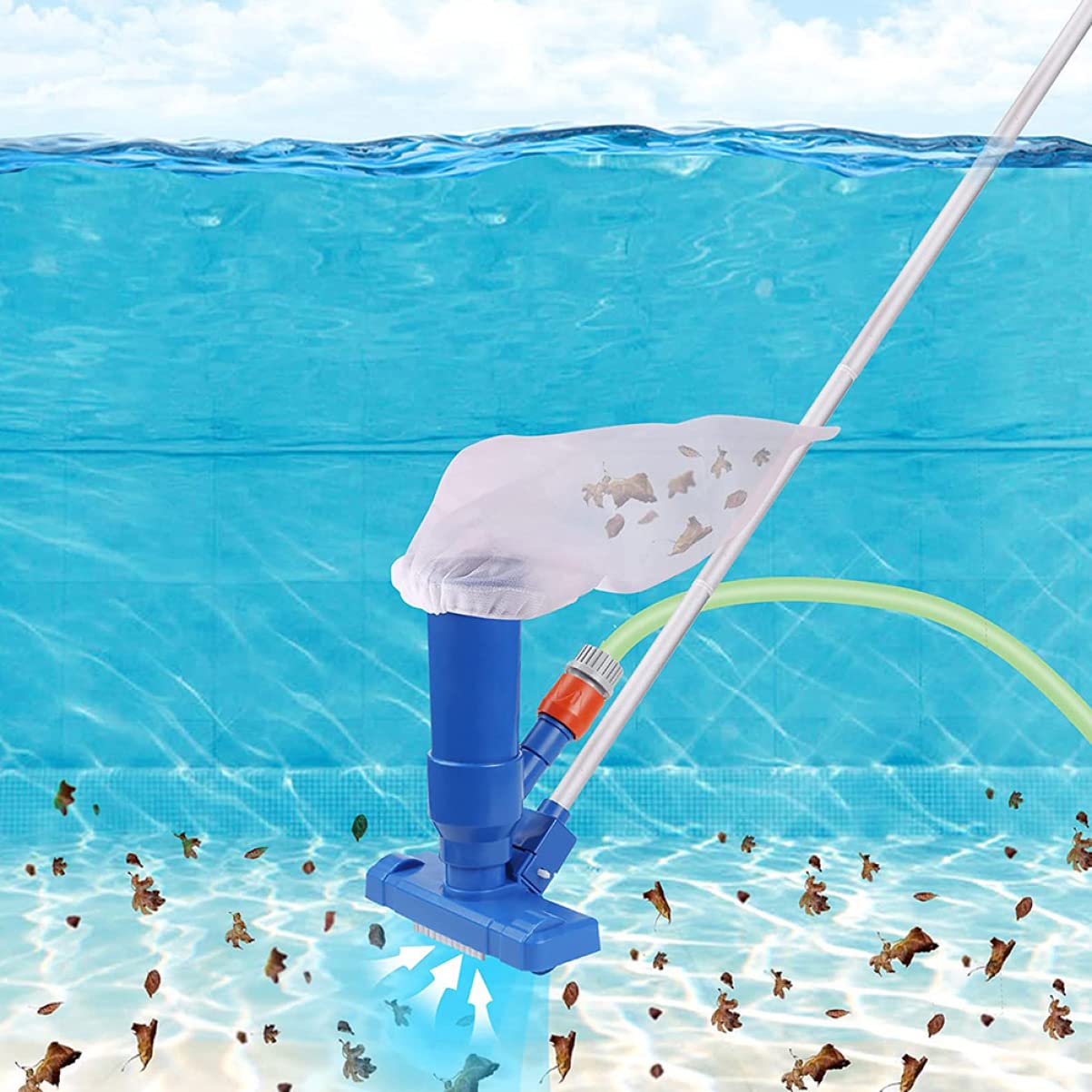 Toddmomy Kit De Herramientas para Piscina Aspiradora y Cepillo Piscina De Limpieza Herramienta De Succión Limpieza Profunda