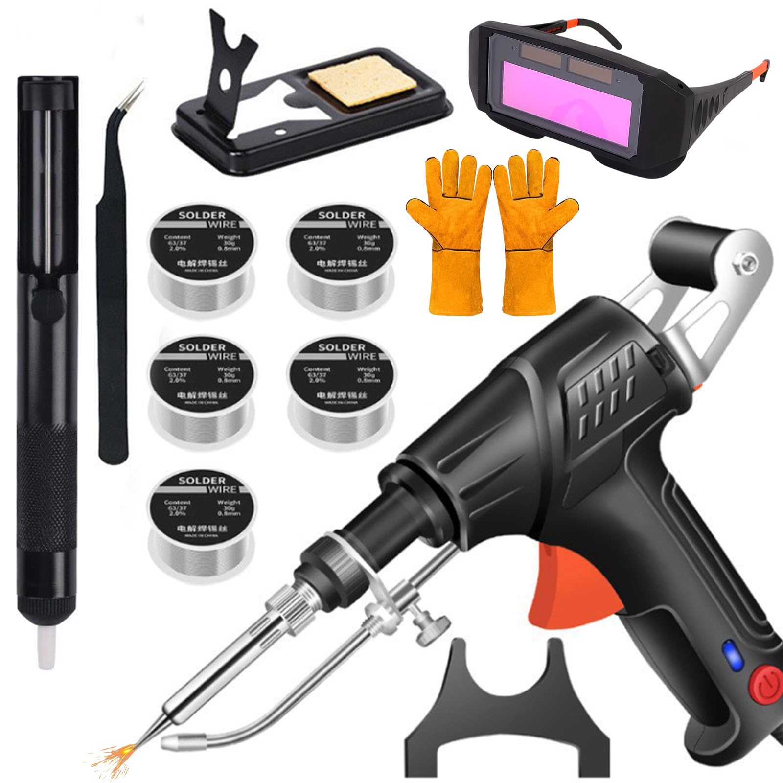 2026 saldatrice laser portatile, saldatrice laser 4 in 1, saldatrice laser a mano, 4 in 1, per metallo, con 8 bobine di filo stagno, saldatura, rimozione della ruggine, taglio, nessuna lucidatura
