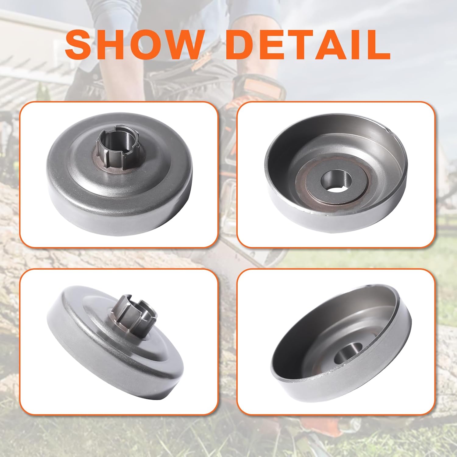 3/8" Rim Sprocket Kit For Jonsered CS 2255, CS 2250 S, Chainsaw Clutch Drum Line, Clutch Drum, Rim Sprcoket, Oil Line, Needle Bearing, Clutch Assy.