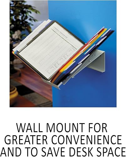 Vista 13 de Sistema de referencia Durable Vario (535710) de 10 paneles con superficies con protección antimicrobiana. Marco de color gris