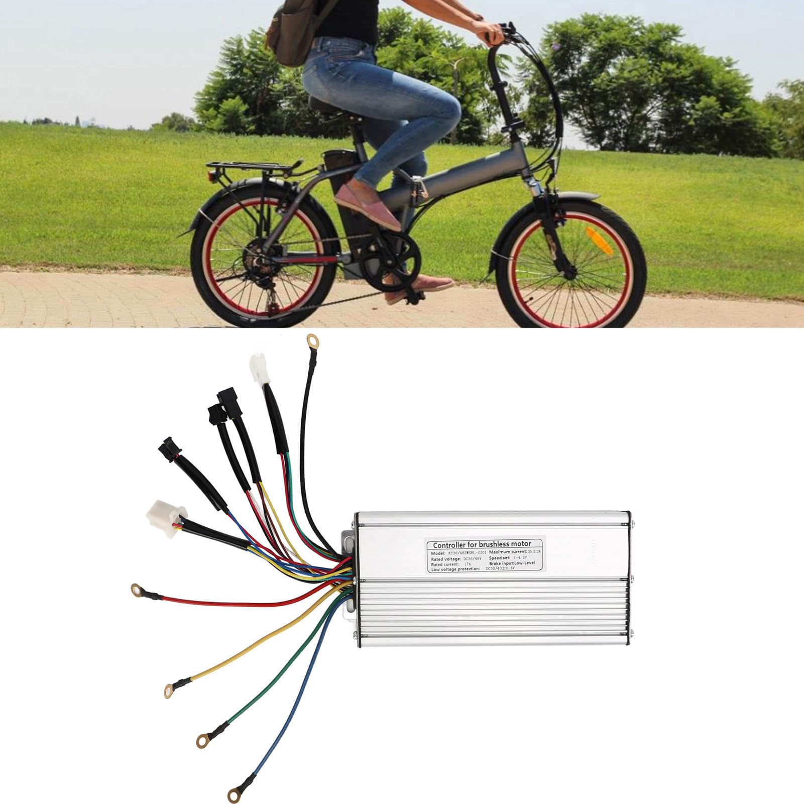 Controller per motore elettrico per bici DriKou, controller a onda quadra 36V 48V 35A per motore da 1000W 1500W, accessori per la riparazione di bici elettriche