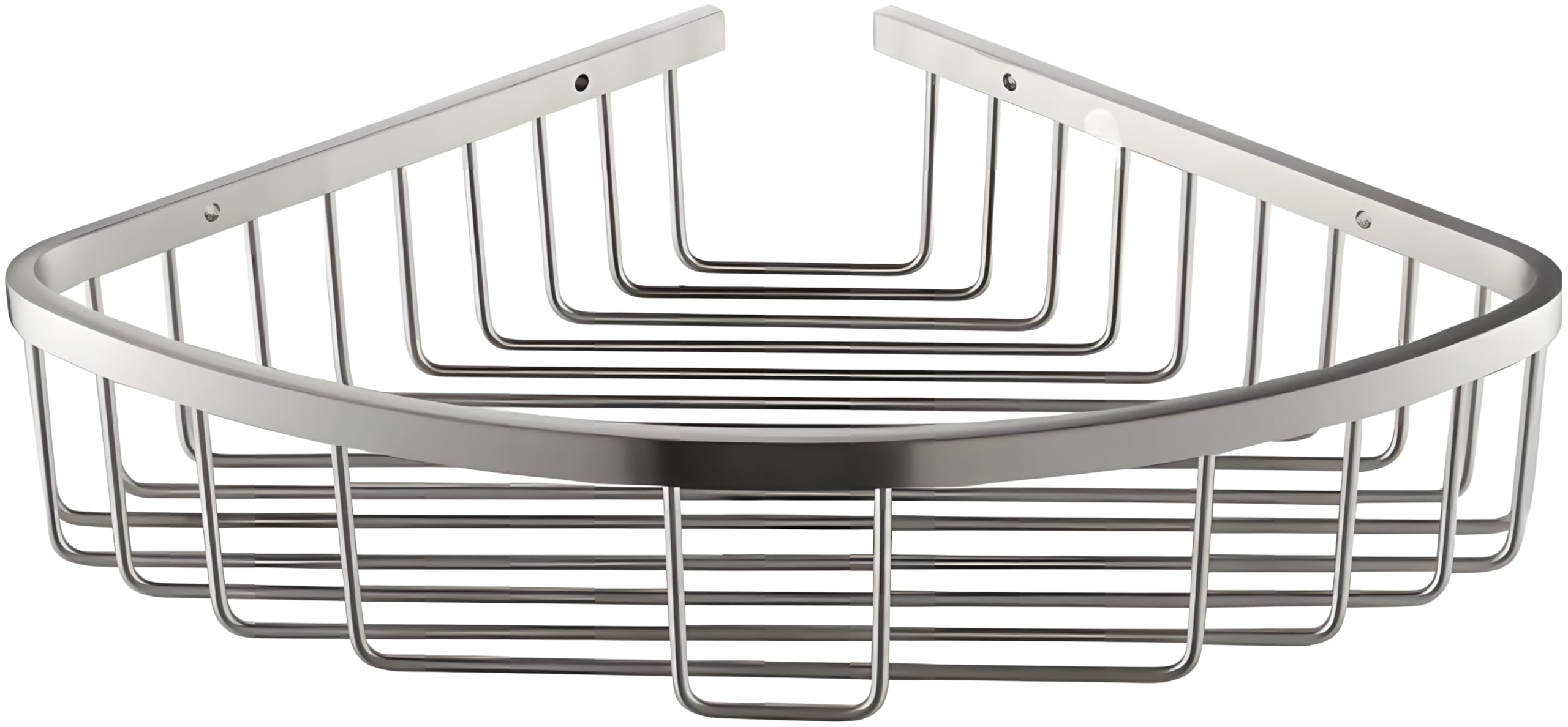 Nokozan Stainless Steel Corner Shower Caddy - Bathroom Organizer Shelf for Shampoo Toiletries