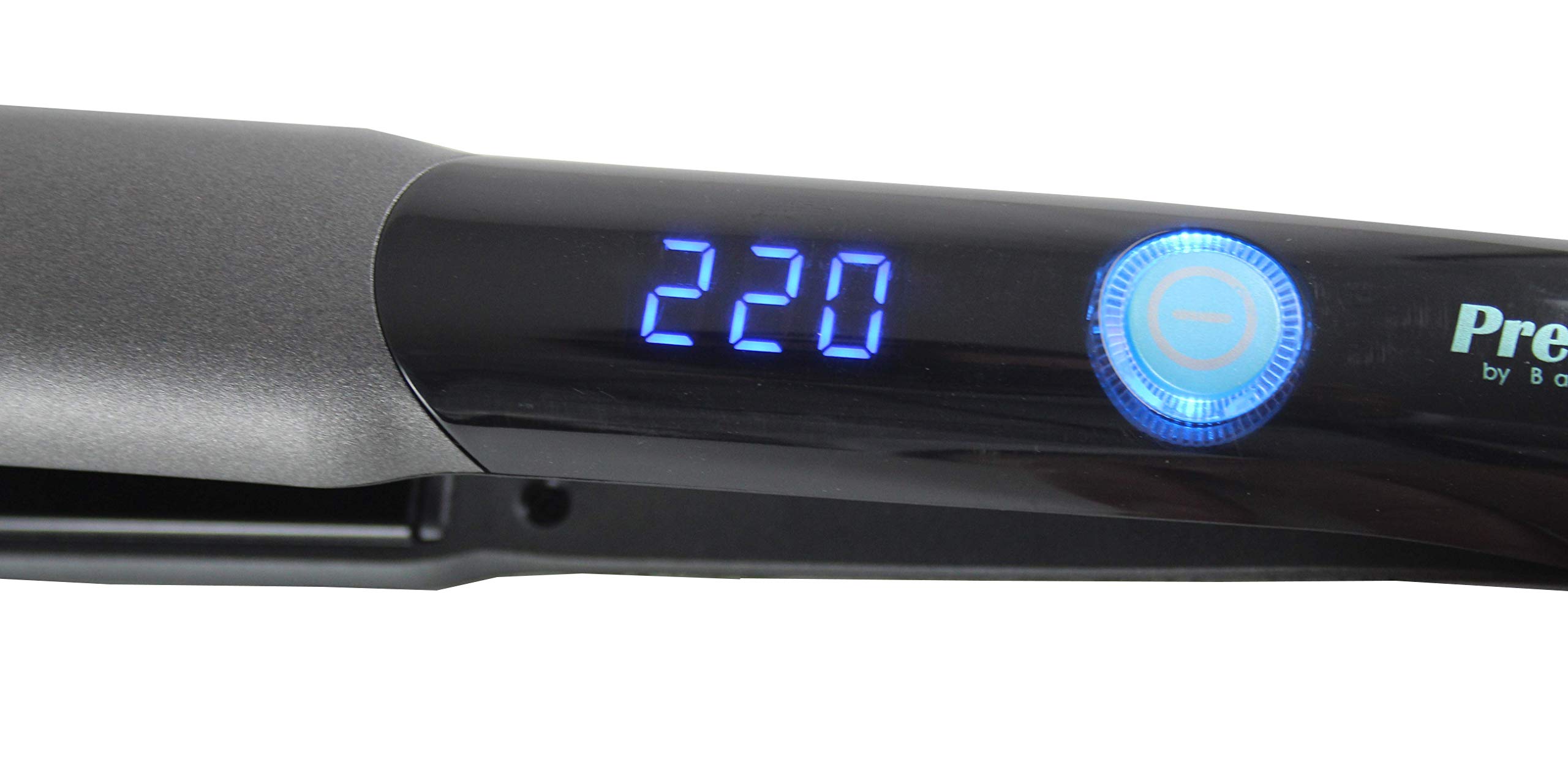 Plancha de pelo con placas cerámicas PRO SERIES, 42W, Control temperatura y pantalla digital, función auto apagado - Modelo: ST-38C