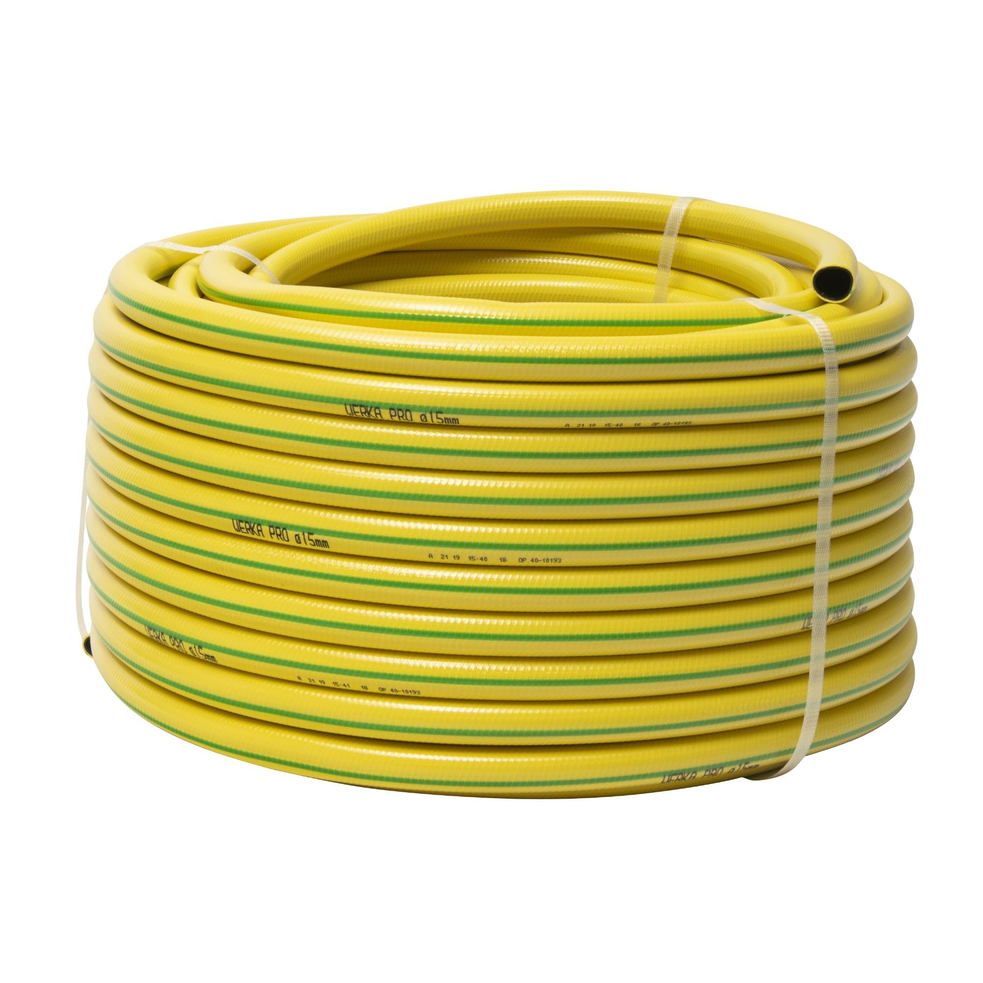 WERKA PRO Verstärkter Gartenschlauch Ø15 mm Anti-Twist 150 g/m 50 m