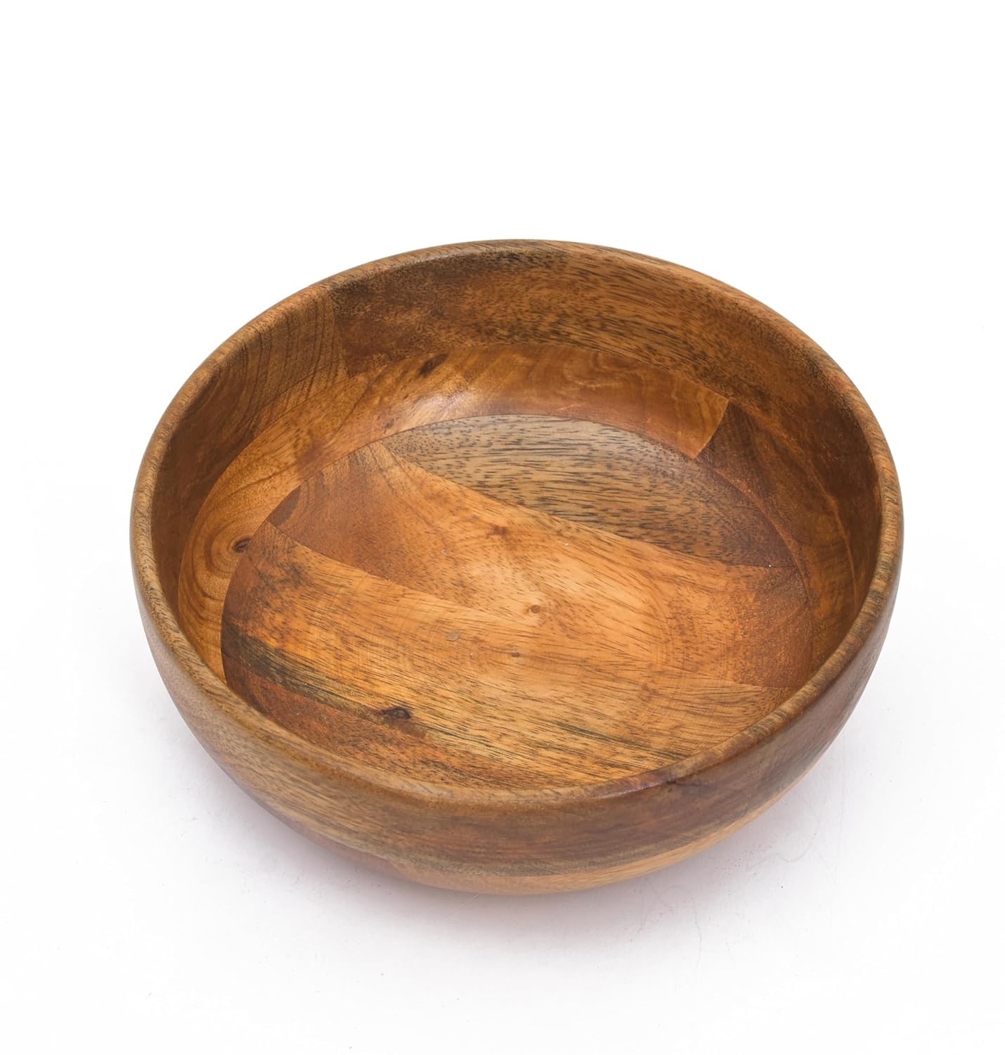ADWORLD GLOBAL Wooden Bowl,Decorative Serving Bowl Natural Sheesham Wood Mixing & Serving Bowl,Handmade Wooden Salad Bowls,Antique Soup Serve Ware - Large (6 Inch) ,?0.5 Litres-picture-30