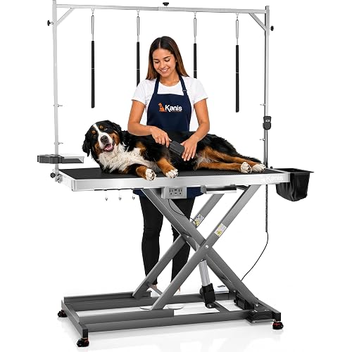 KANIS Professional Electric Dog Grooming Table - Heavy Duty