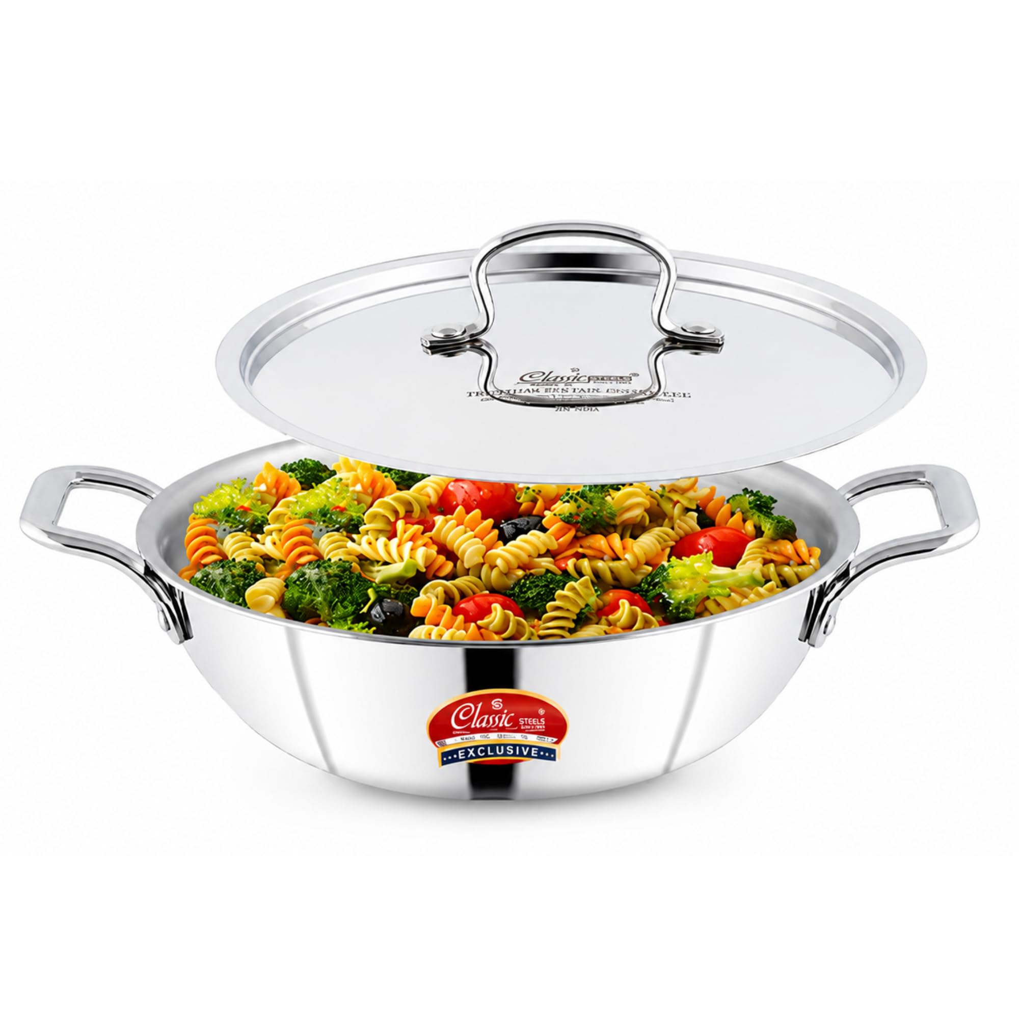 Classic Steels Kadai - Stainless Steel Cookware -1 Classic Steels Kadai - Stainless Steel Cookware -1