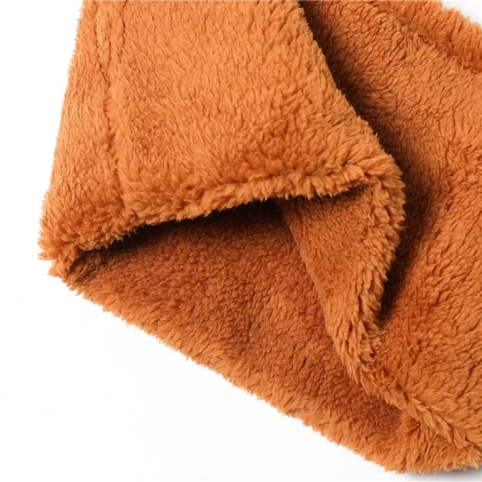 Sciarpa Donna Scialle Uomo Cappello Caldo Fazzoletto Sciarpa Solido Peluche Collo Grosso Sciarpe Uomo Donna