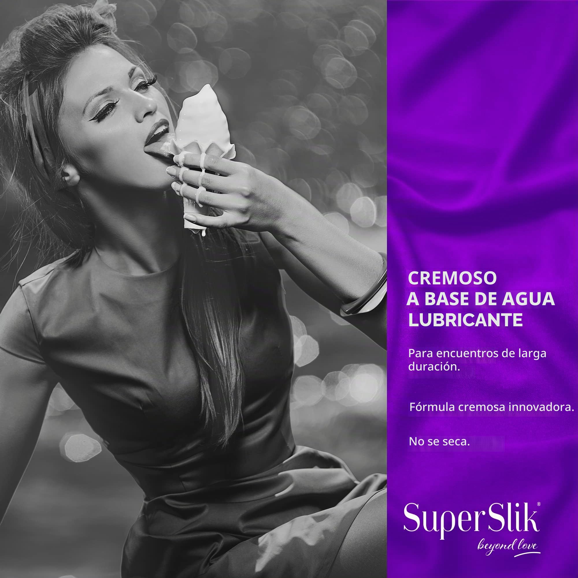 Übersilk Lubricante personal grueso blanco a base de agua