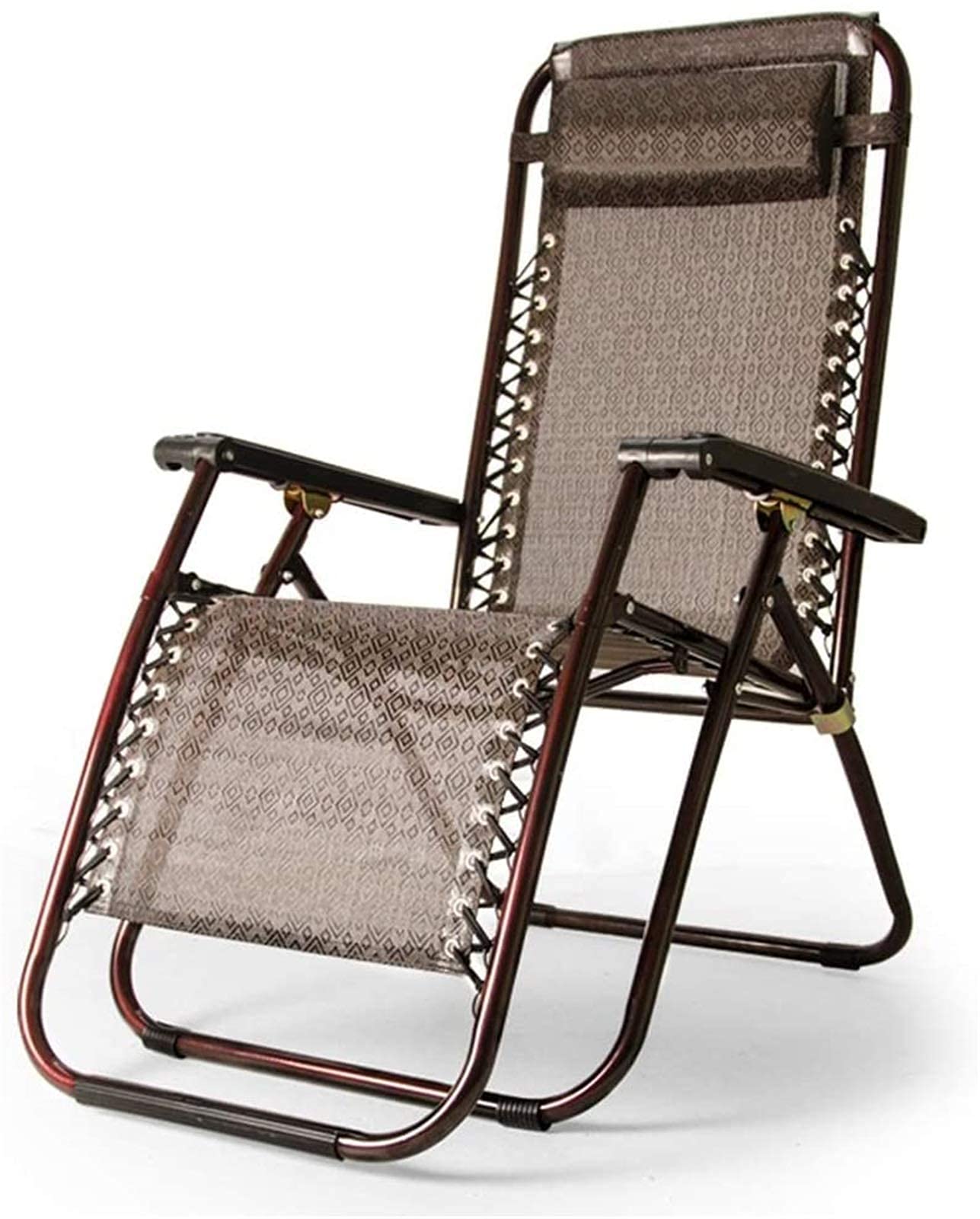 Chaise de patio zéro gravité pliable et inclinable multiposition