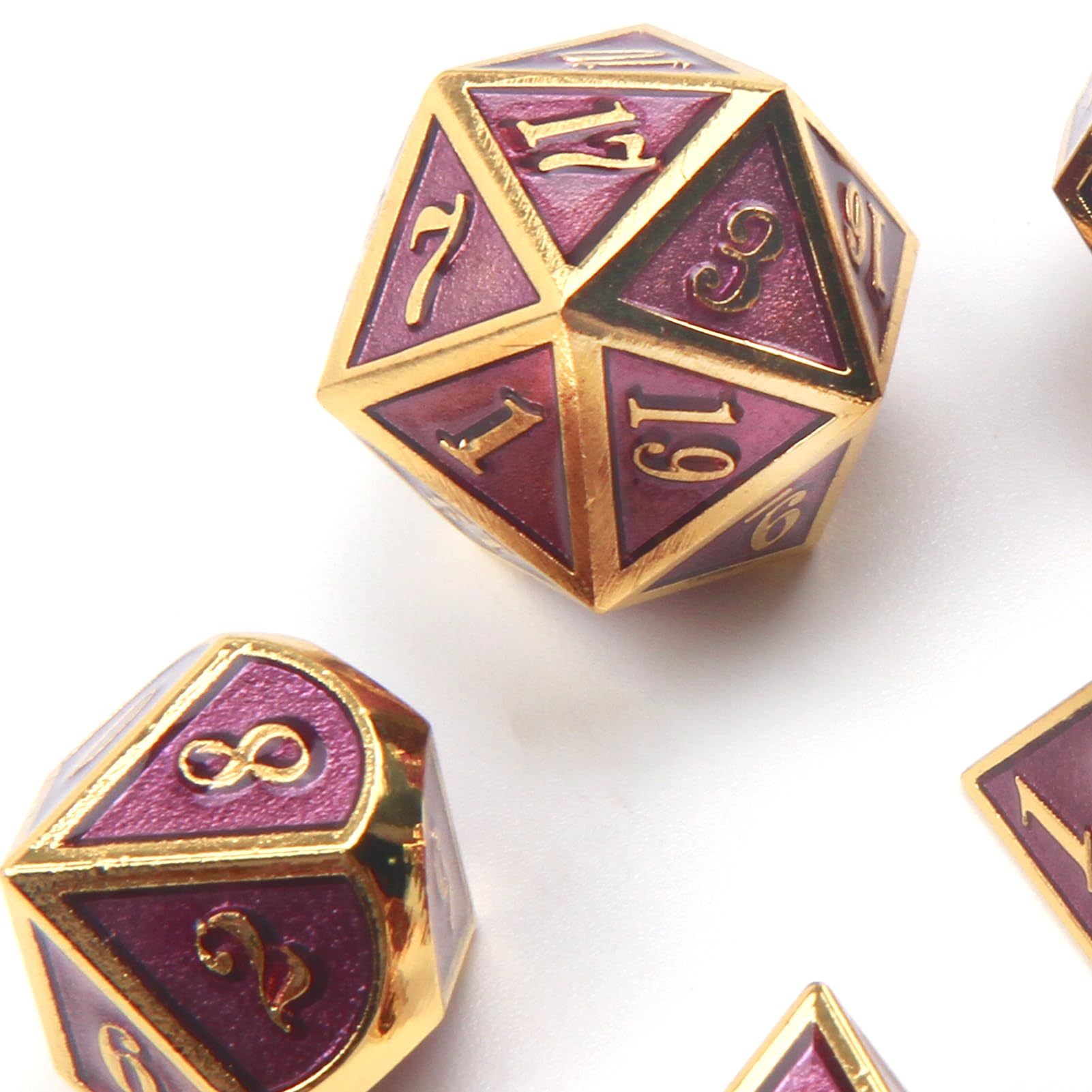 ORUZA 7-Piece DND Metal Dice Set - Image 2