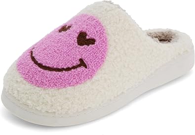 MIA Womens Cozi Plush Indoor/Outdoor Slippers Soft Faux-Fur Lining, Terry Cloth Upper, Lightweight Anti Slip Sole