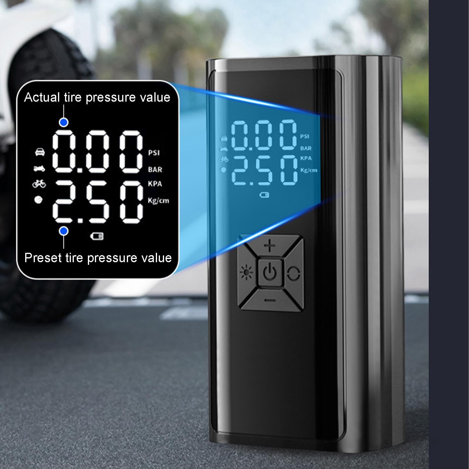 ★タイヤポンプ 車 150PSI タイヤインフレータ エアコンプレッサー 空気圧 Amazon | 車用エアーポンプタイヤインフレーター、150PSI