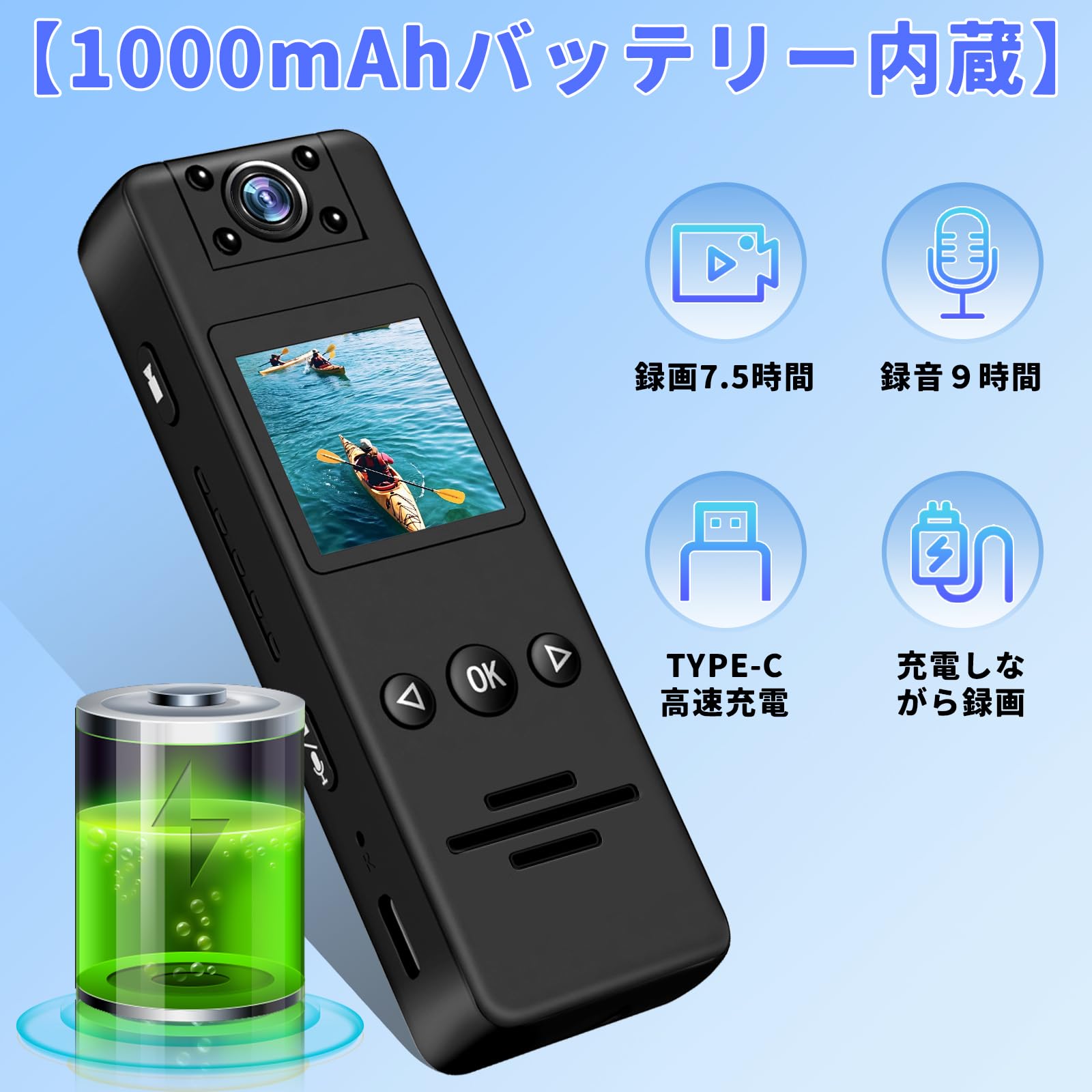 Amazon.co.jp: 【Includes 64G SD Card】Action Camera Compact