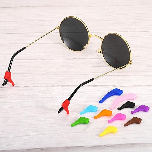 Miniatura 5 de PATIKIL Pinzas para los oídos, antideslizante para gafas, gancho para la oreja para la lectura, para evitar deslizamientos, lentes de sol de repuesto